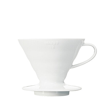 HARIO V60 DRIPPER CERAMIC 02 WHITE